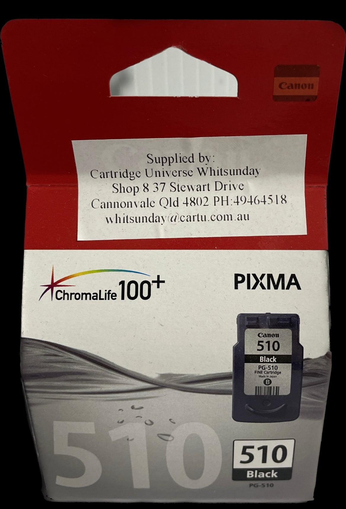 Canon OEM PG 510 Black - Cartridge Universe Whitsundays