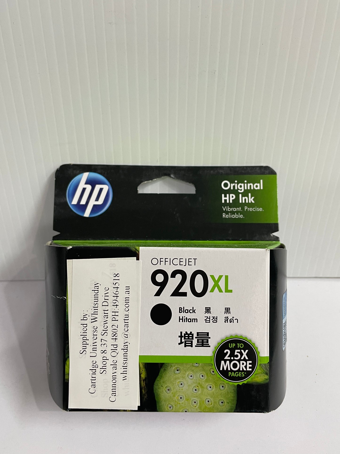 HP 920 XL Black (OEM) - Cartridge Universe Whitsundays