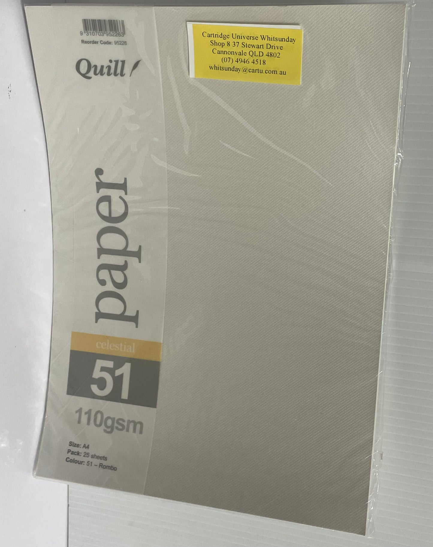 110 gsm Quill No 51 "Rombo" A4 Paper -25 sheets