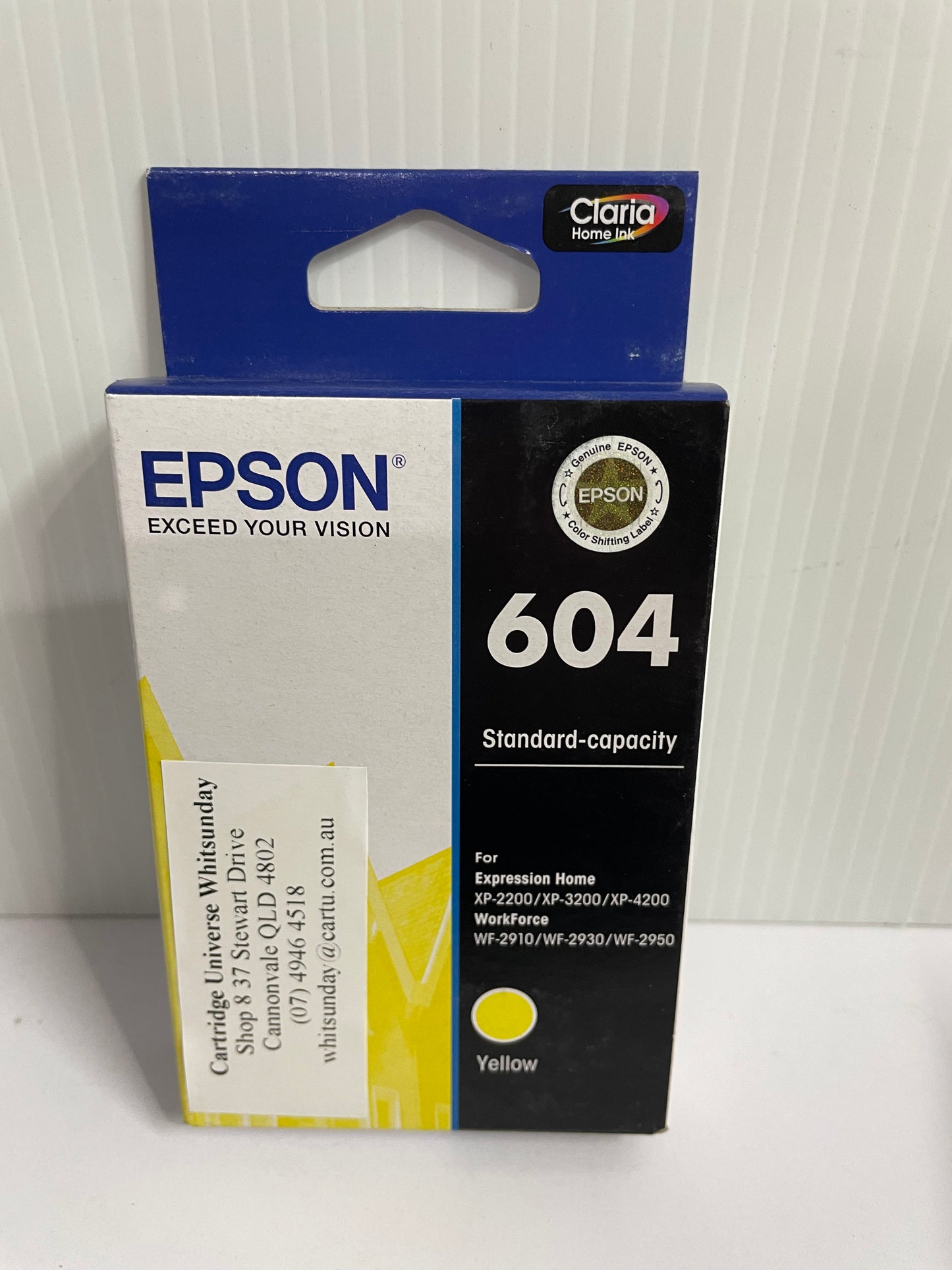 Epson 604 Yellow OEM Ink Cartridge - Cartridge Universe Whitsundays