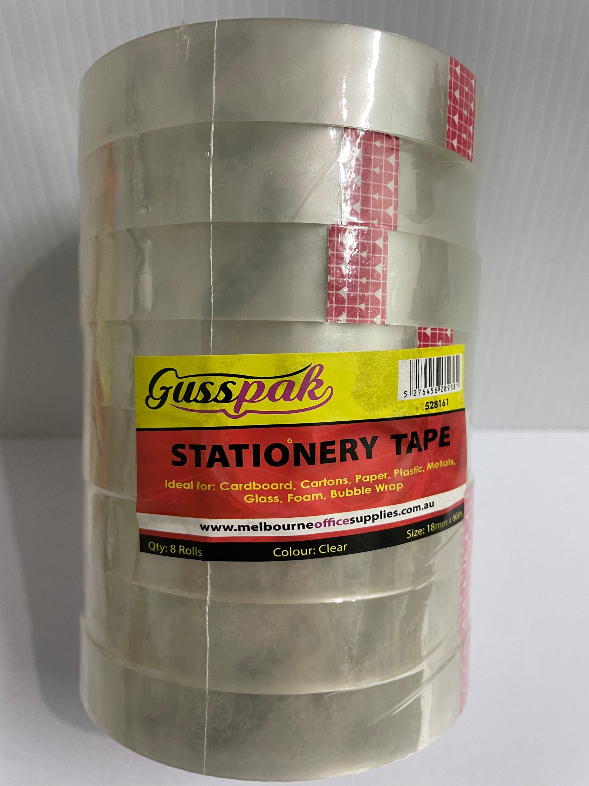 8 Sticky Tape Rolls 18 x 66mm - Cartridge Universe Whitsundays