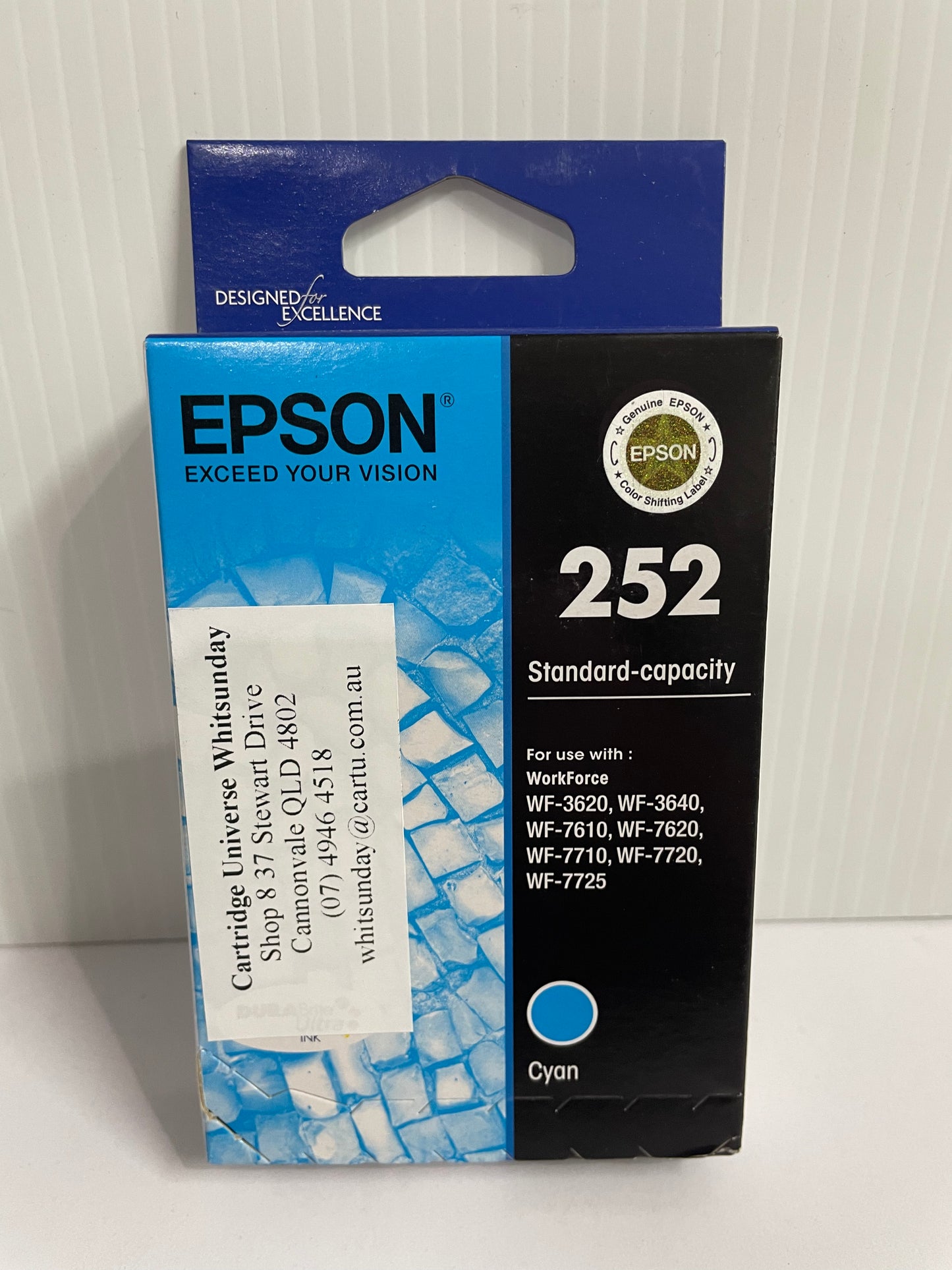Epson 252 Cyan OEM Ink Cartridge - Cartridge Universe Whitsundays