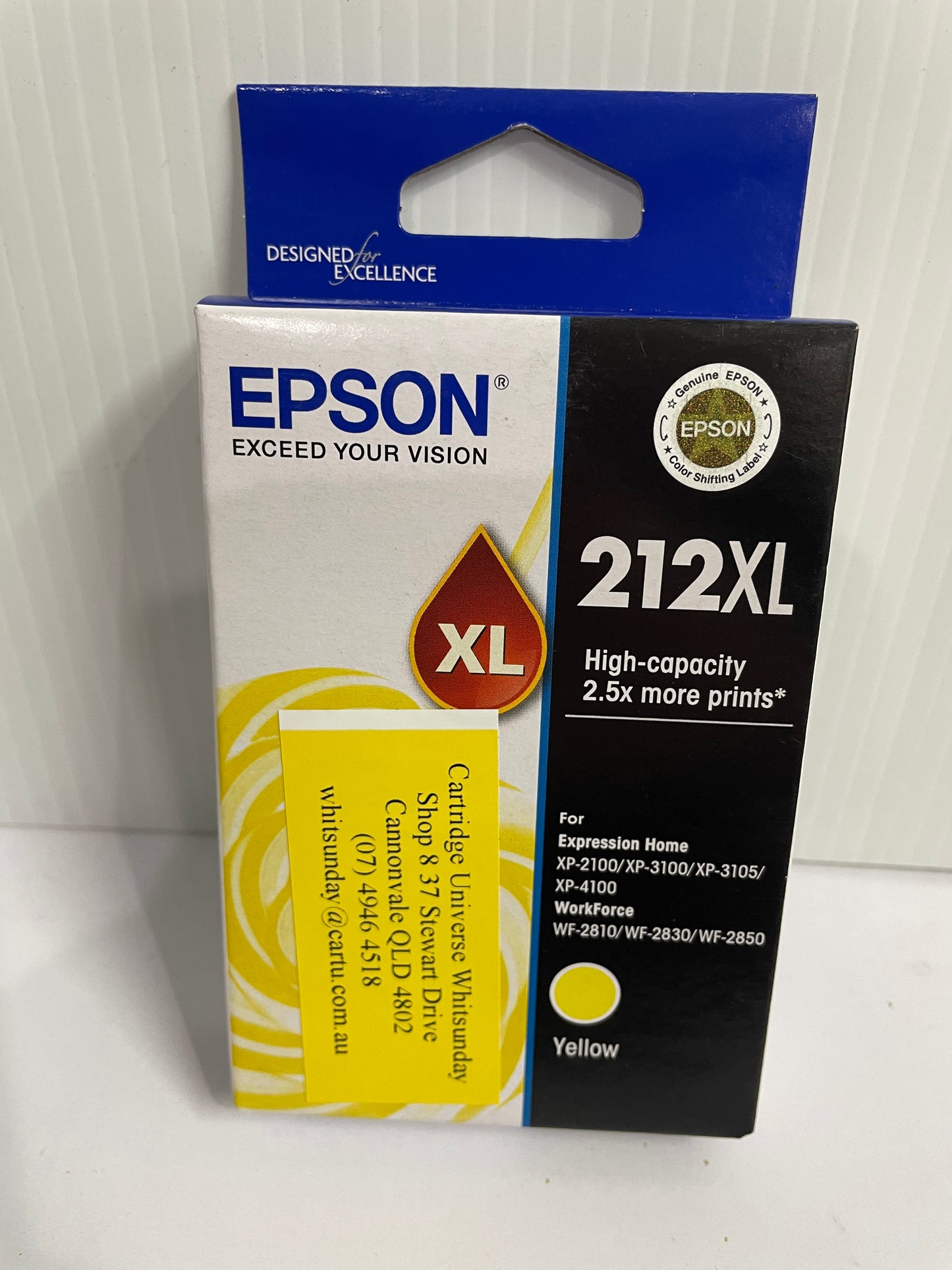 Epson 212XL Yellow OEM Ink Cartridge - Cartridge Universe Whitsundays