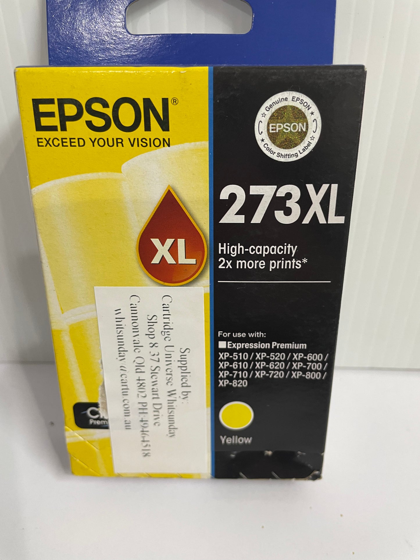 Epson 273XL Yellow OEM Ink Cartridge - Cartridge Universe Whitsundays