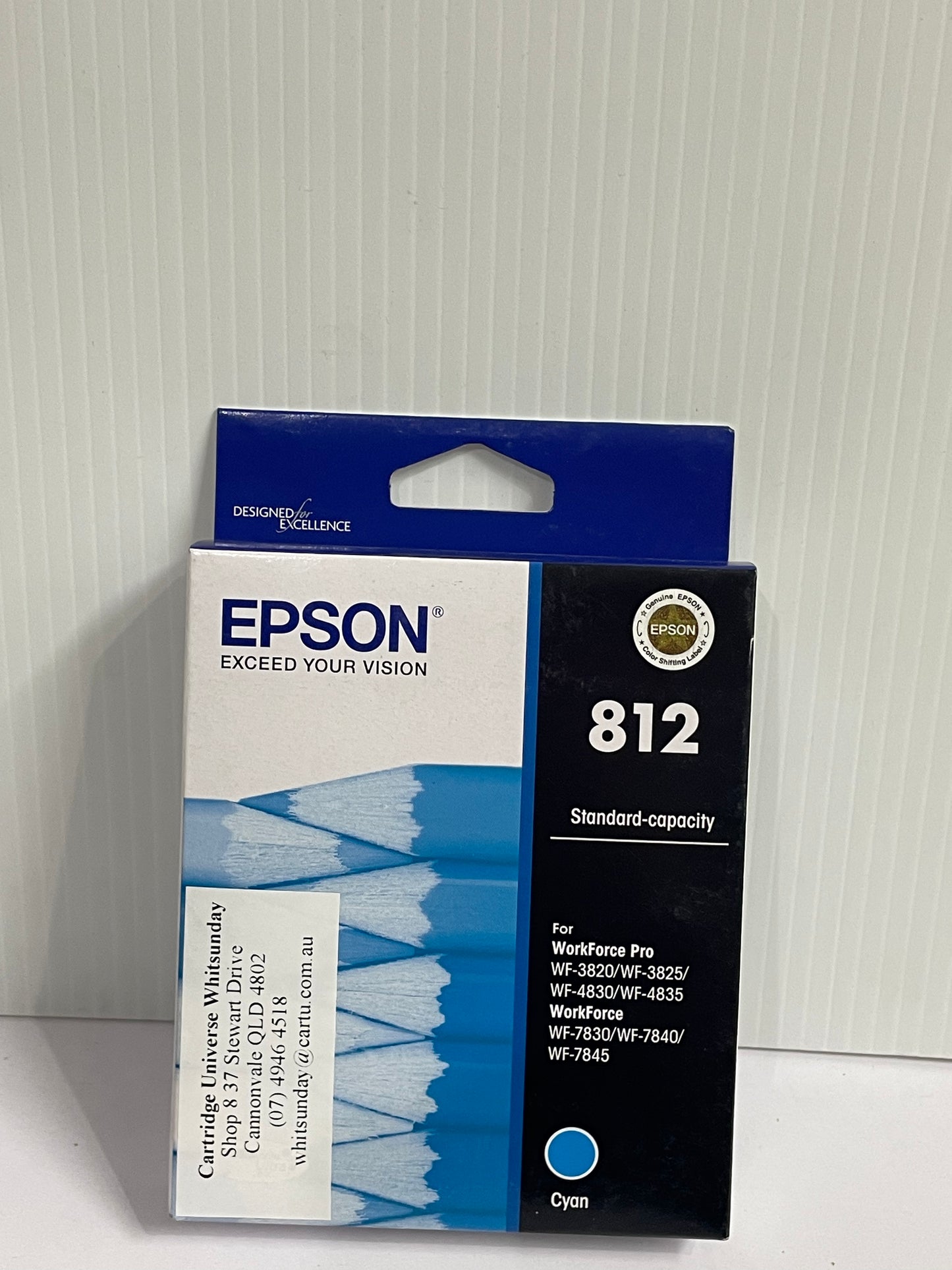 Epson 812 Cyan OEM Ink Cartridge - Cartridge Universe Whitsundays
