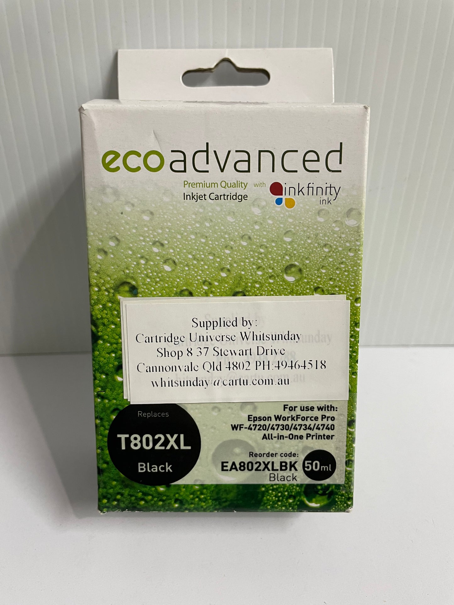 Eco Advanced 802XL Black Compatible Ink Cartridge - Cartridge Universe Whitsundays
