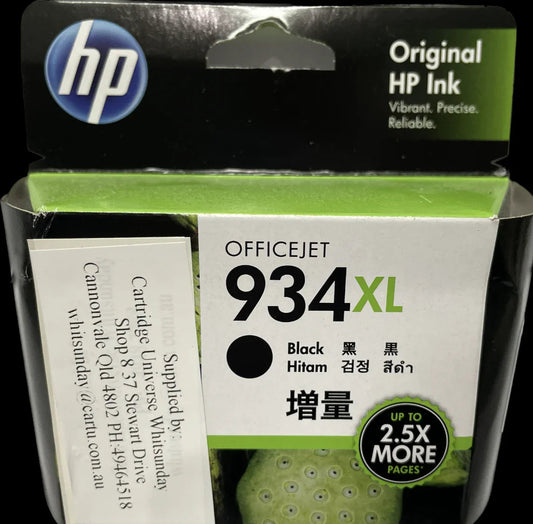 HP 934XL Black Ink - Cartridge Universe Whitsundays