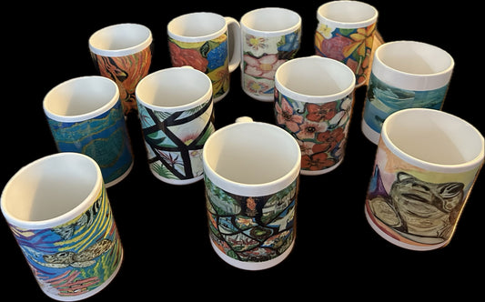 COMING SOON: Subliminally printed designs of Beth Walters' original paintings, drawings and photographs.