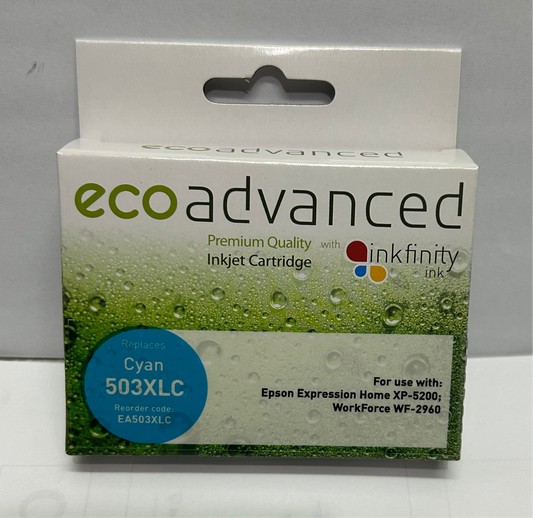 Eco Advanced Compatible Epson 503XL Cyan Ink Cartridge