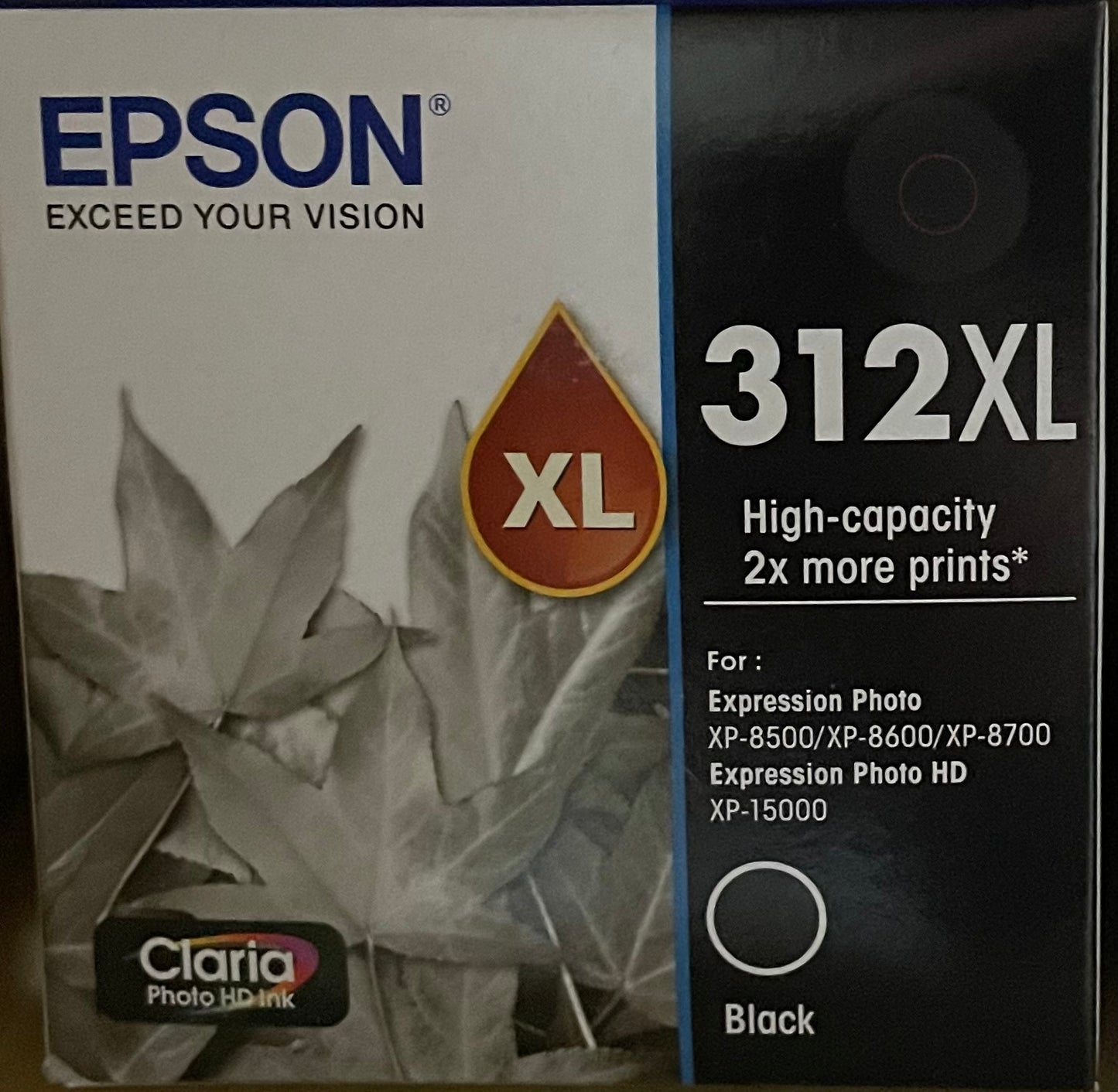 Epson 312XL Black OEM Ink Cartridge