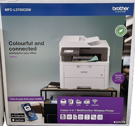 BROTHER LASER PRINTER MFC L 3755 CDW Colour Multifunction  -FOR LOCAL PICK UP ONLY -Printer