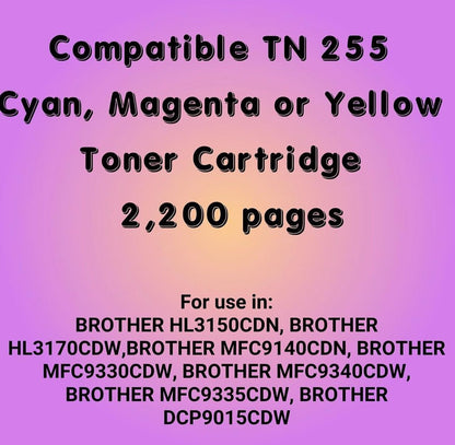 Eco Advanced TN 255 Cyan Toner (Compatible)