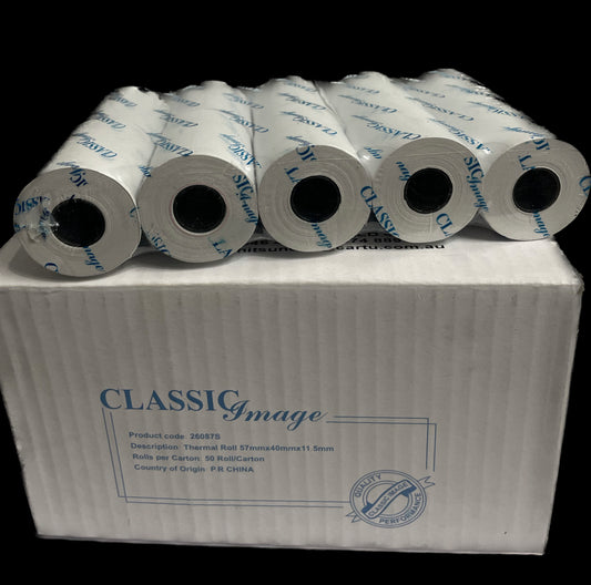 57 X 40 X 11.5mm Eftpos Rolls - 10 Pack