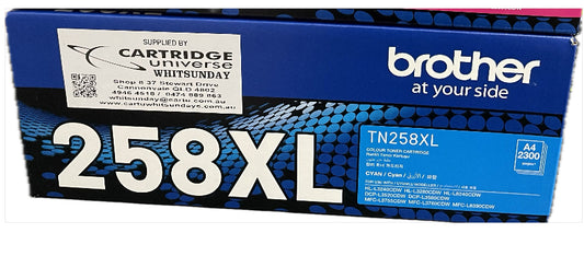 Brother TN 258XL Cyan (OEM) Toner Cartridge