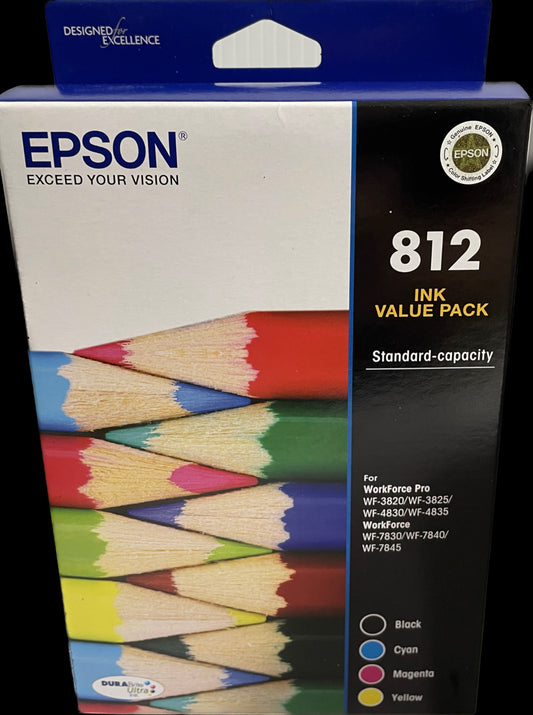 Epson 812 4 Ink Value Pack (OEM)