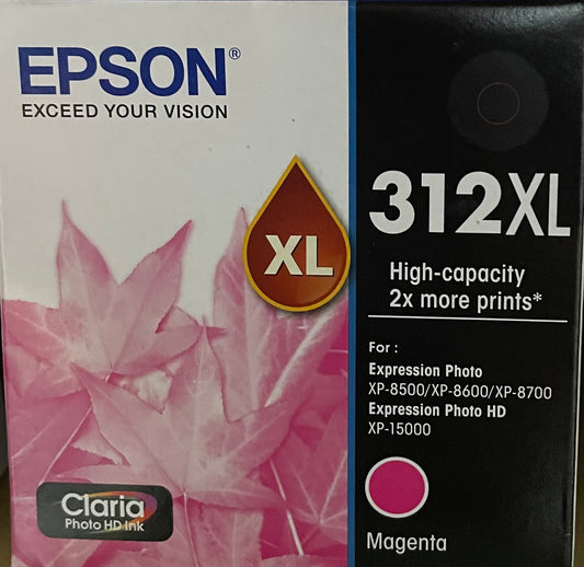 Epson 312XL Magenta OEM Ink Cartridge