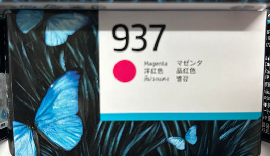 HP 937 Magenta Ink Cartridge (OEM)