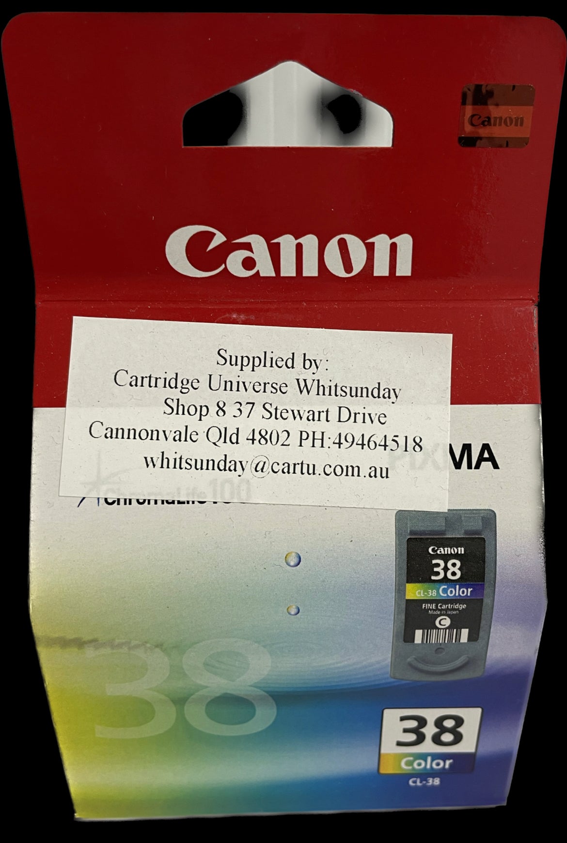 Test Ink 38 Canon CLI 38 OEM Tri Colour Ink Cartridge – Cartridge Universe Whitsundays