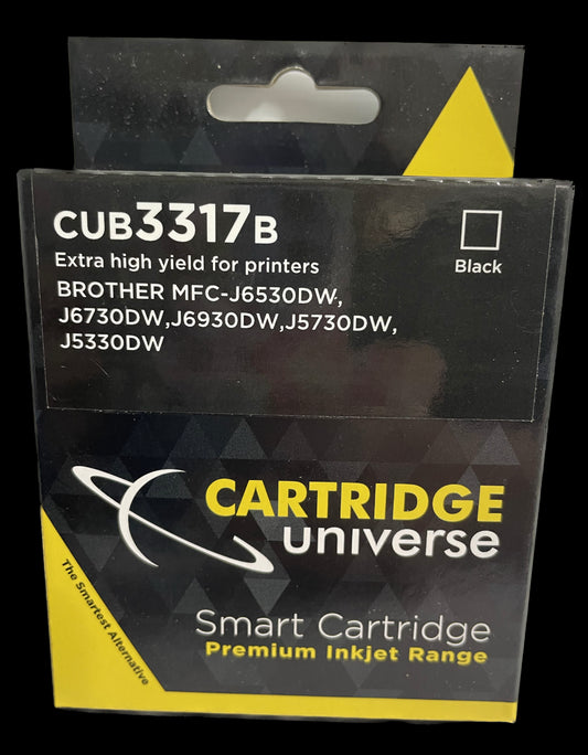 Cartridge Universe Brother LC 3317 Black  (Compatible)