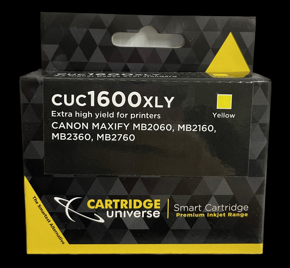 Cartridge Universe Compatible Canon 1600 XL Yellow Ink Cartridge