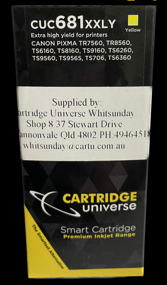 Cartridge Universe Compatible Canon 681 XXL Yellow Ink Cartridge