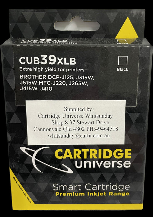 Cartridge Universe Brother 39 XL Black (Compatible)