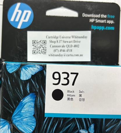 HP 937 Black Ink Cartridge (OEM)