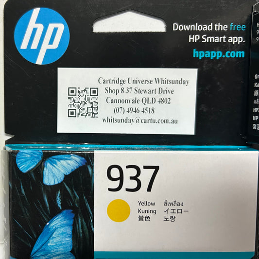 HP 937 Yellow Ink Cartridge (OEM)