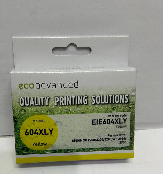 Eco Advanced Compatible Epson 604XL Yellow Ink Cartridge