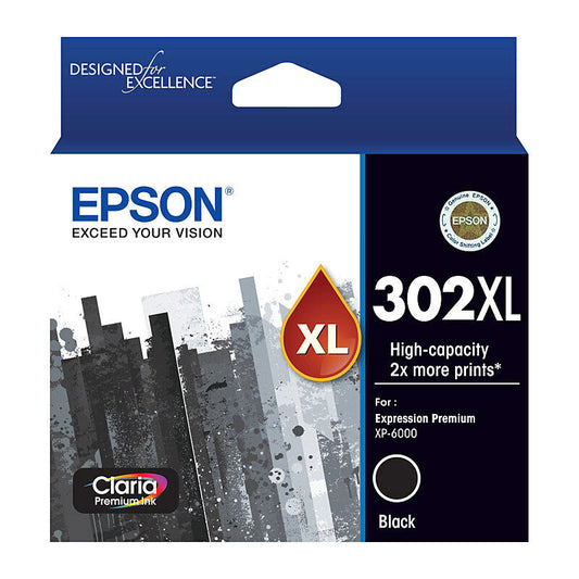 Epson 302 XL Black OEM Ink Cartridge