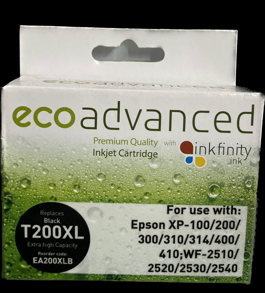 Eco Advanced Epson 200XL Black Compatible Ink Cartridge