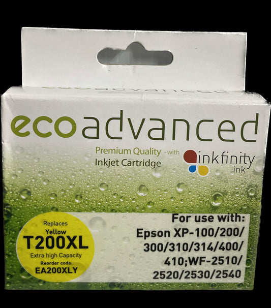 Eco Advanced Compatible Epson 200XL Yellow Ink Cartridge