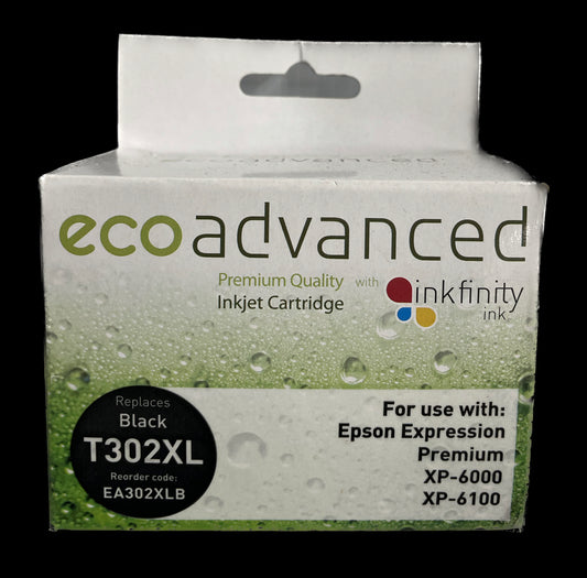 Eco Advanced Epson 302XL Black Compatible Ink Cartridge