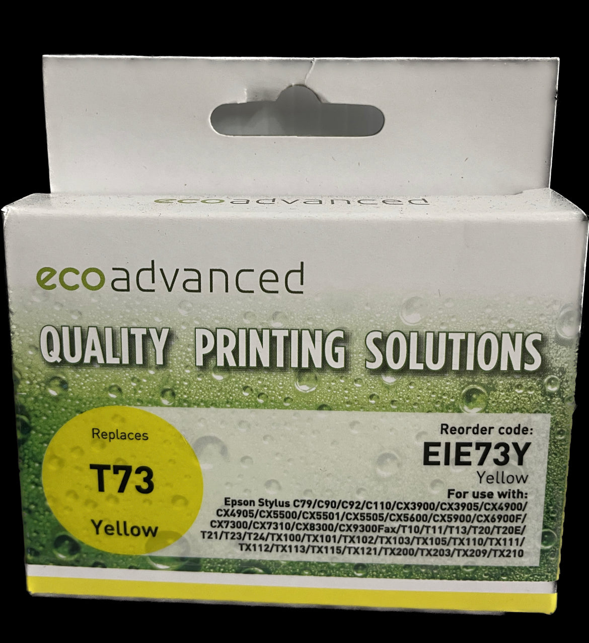 Eco Advanced Compatible Epson 73  Yellow Ink Cartridge