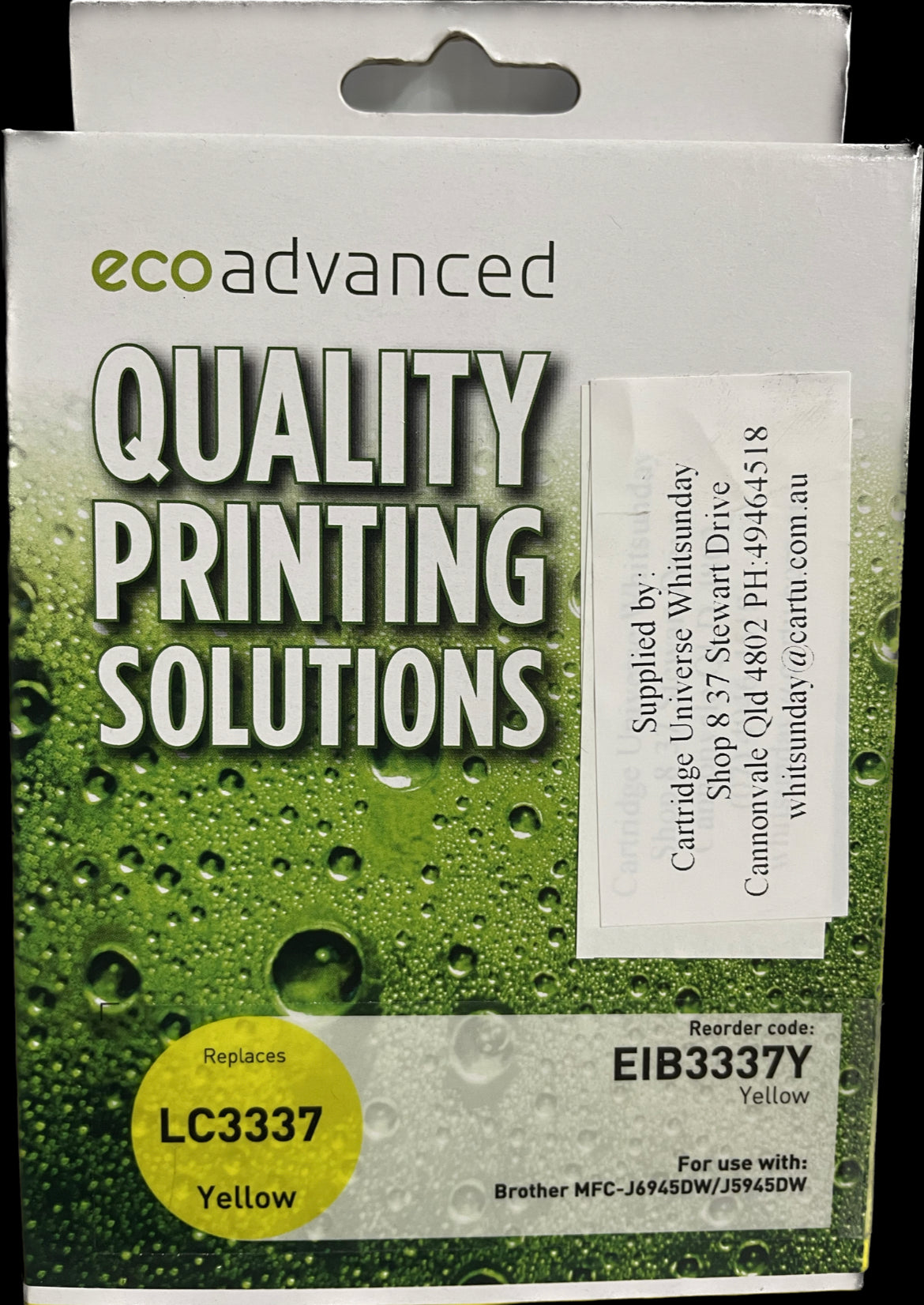 Eco Advanced Compatible Brother 3337 Yellow Ink Cartridge