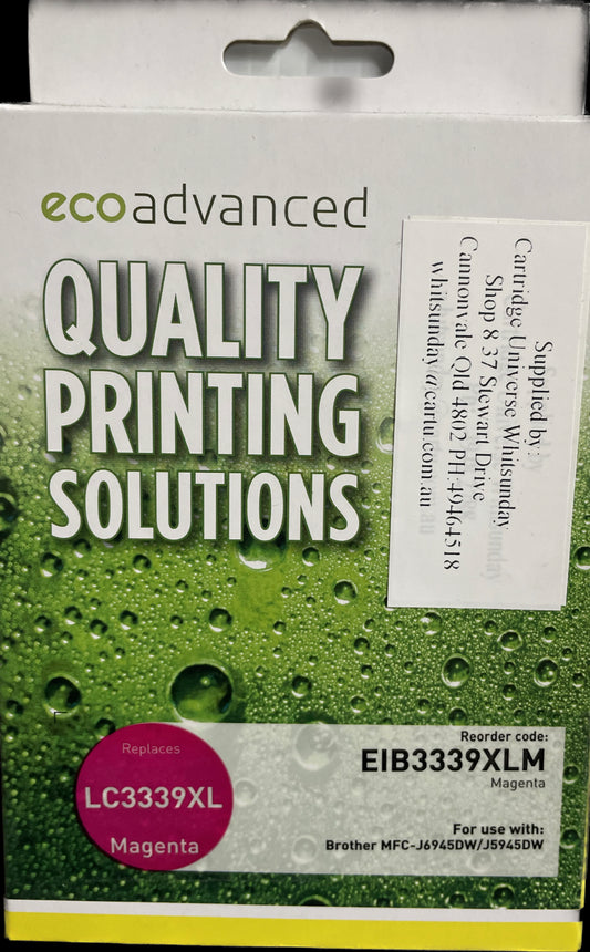 Eco Advanced Compatible Brother LC 3339 XL Magenta Ink Cartridge