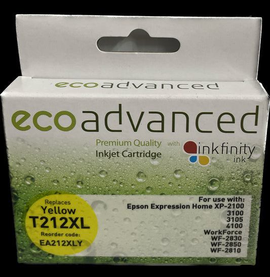 Eco Advanced Compatible Epson 212XL Yellow Ink Cartridge