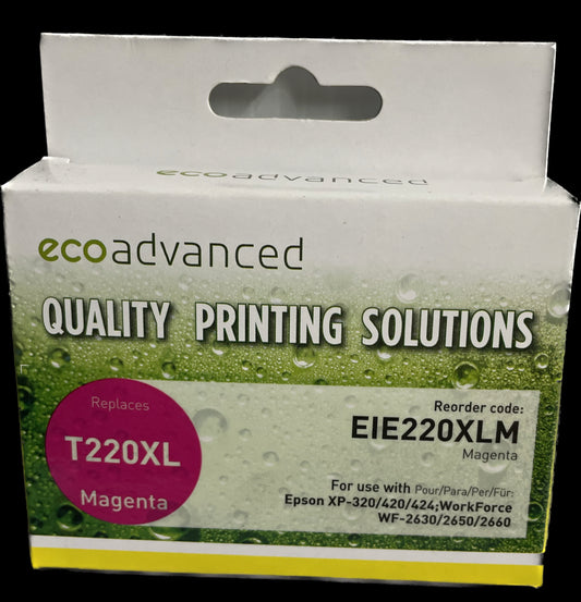 Eco Advanced Epson 220XL Magenta Compatible Ink Cartridge