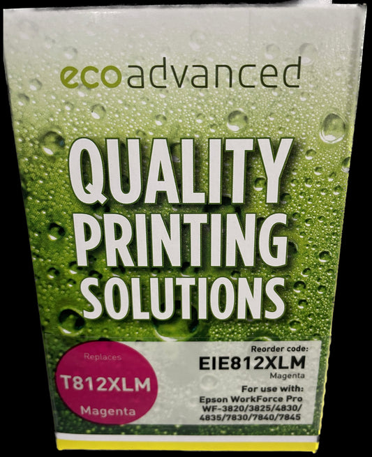 Eco Advanced Epson 812XL Magenta Compatible Ink Cartridge