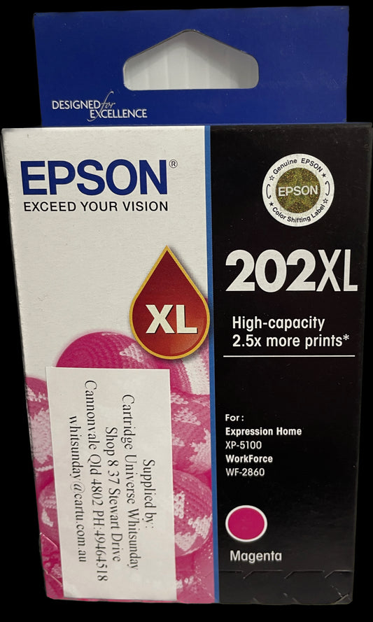 Epson 202 XL Magenta Ink Cartridge (OEM)