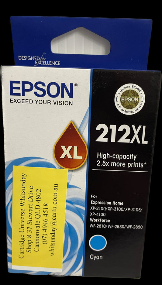 Epson 212XL Cyan OEM Ink Cartridge