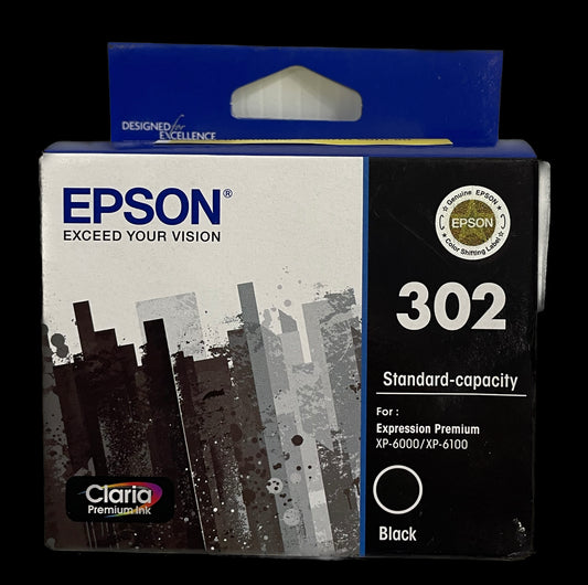 Epson 302 Black OEM Ink Cartridge