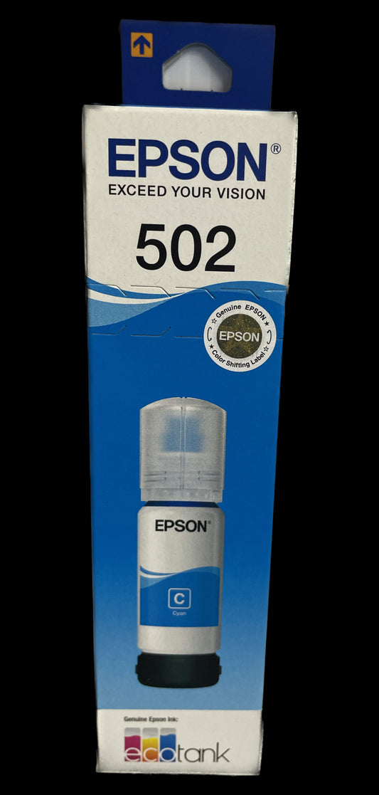 Epson OEM T502 Cyan Eco Tank Bottle