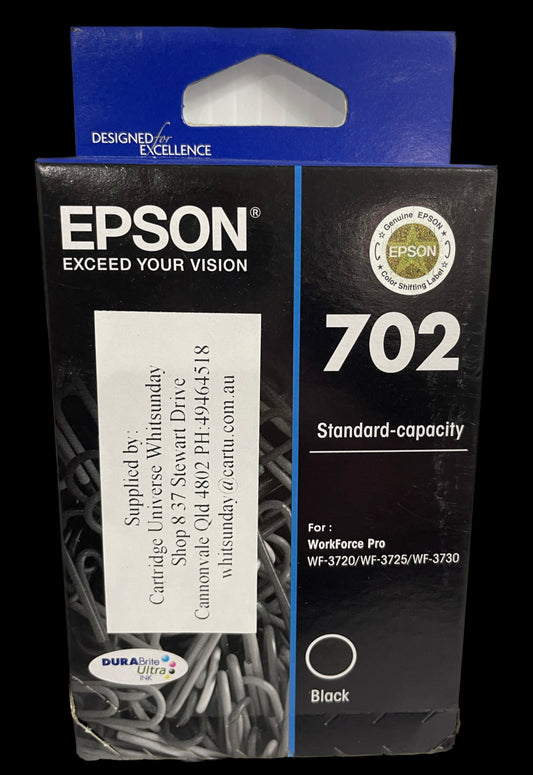 Epson 702 Black OEM Ink Cartridge