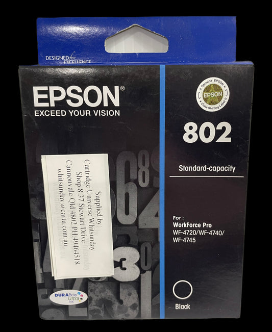 Epson 802 Black OEM Ink Cartridge