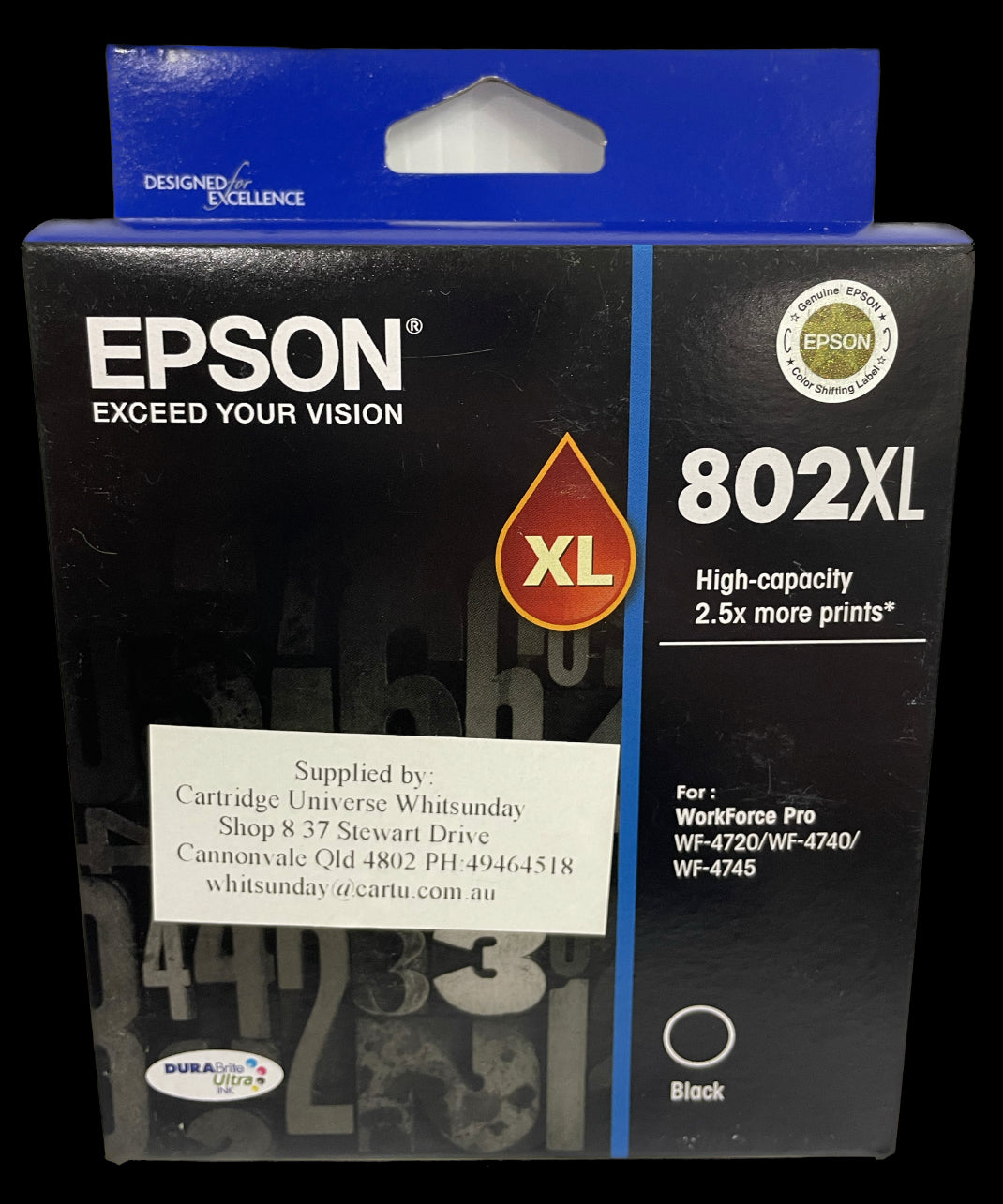 Epson 802XL Black OEM Ink Cartridge