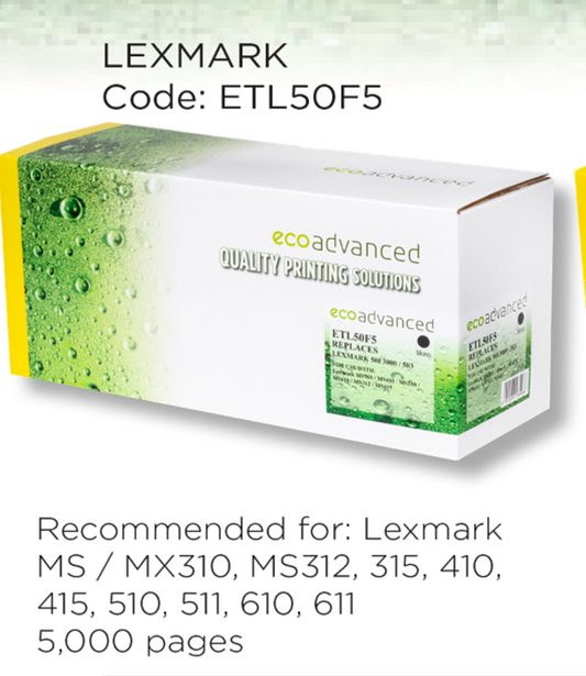 Eco Advanced Compatible LEXMARK ETL 50F5/ 503H - Cartridge Universe Whitsundays