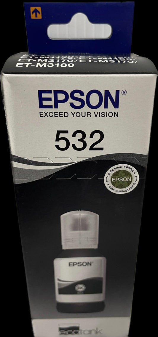 Epson OEM T532 Black Eco Tank Bottle