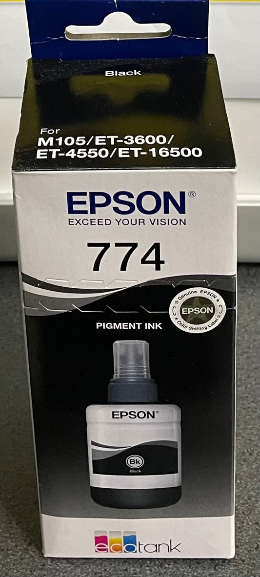 Epson OEM T774 Black Eco Tank Bottle