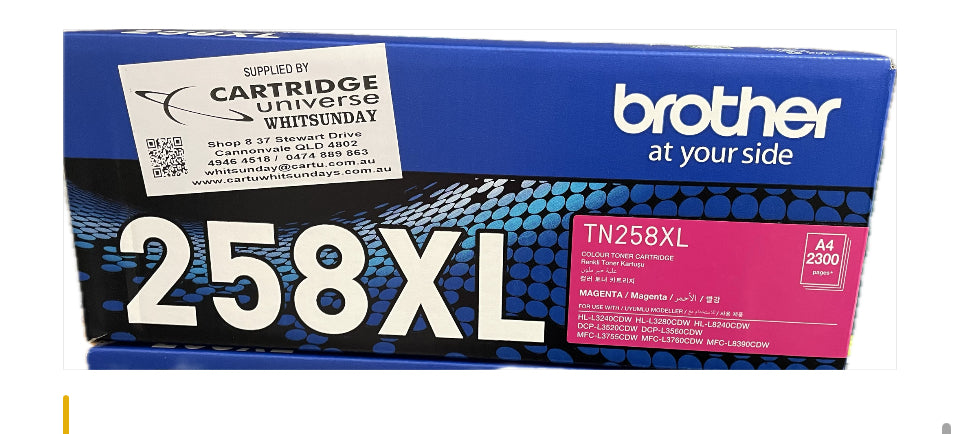 Brother TN 258XL Magenta (OEM) Toner Cartridge